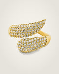 AYPARÉ Pavé-Wickelring in Gold