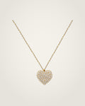 AYPARÉ Pavé-Herzkette in Gold