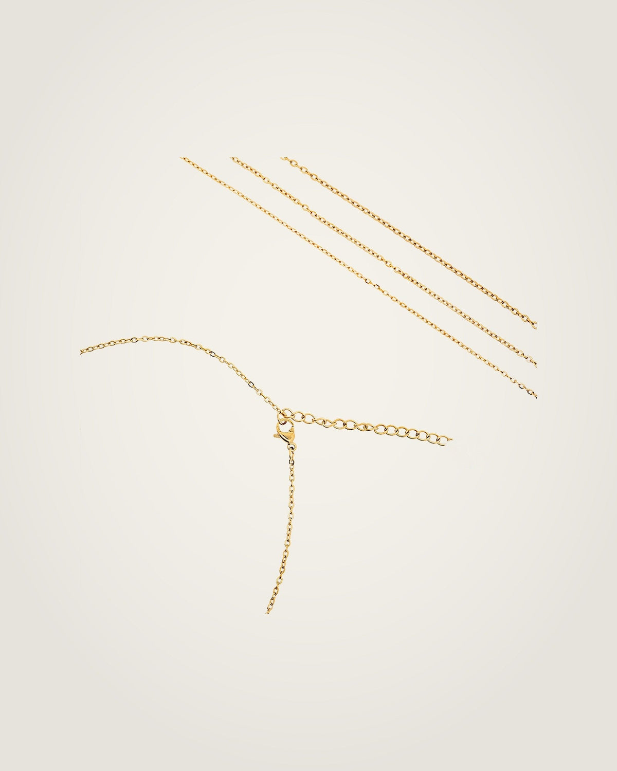 AYPARÉ Feine Gliederkette in Gold – Ansicht 3