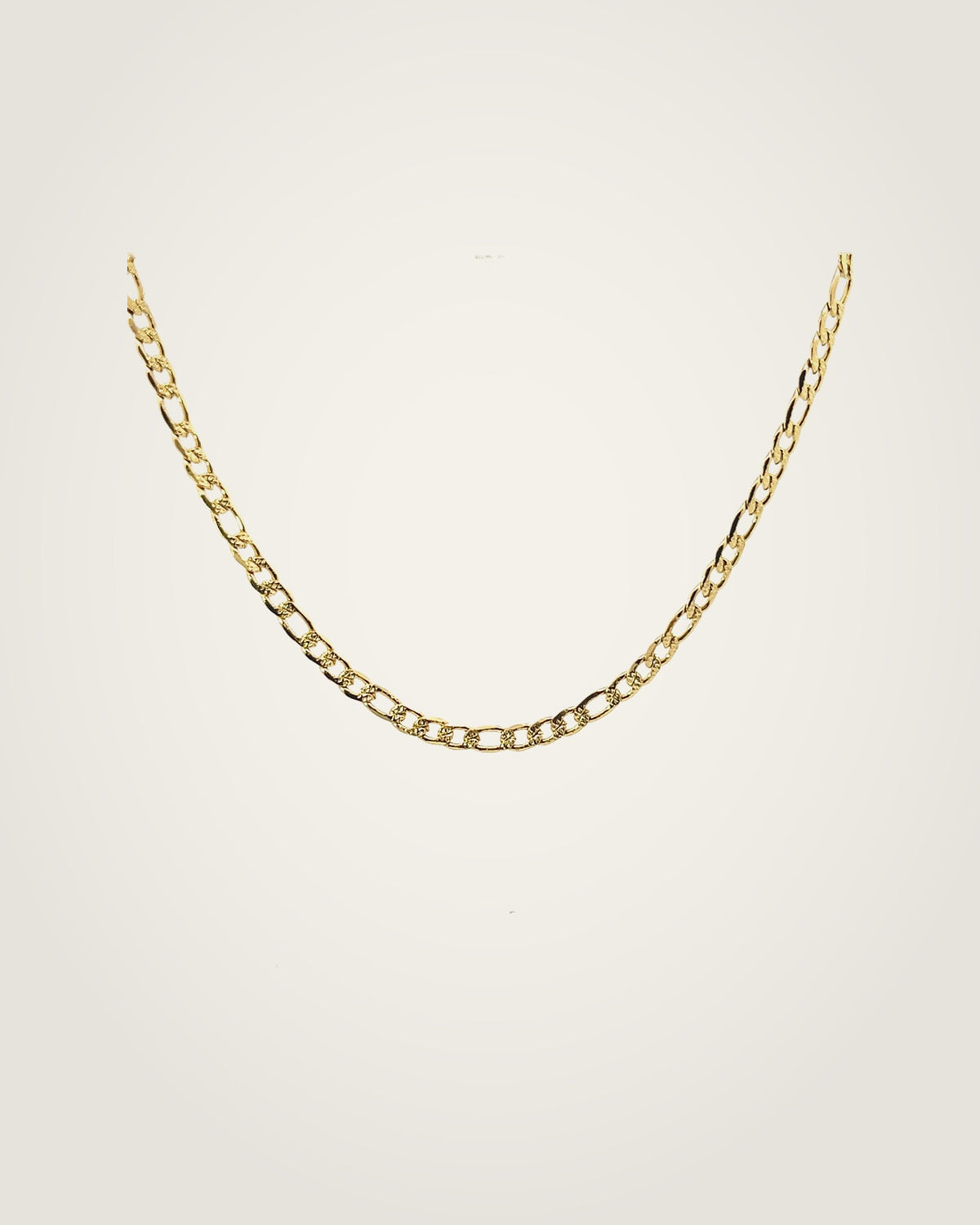 AYPARÉ Figaro-Kette in Gold