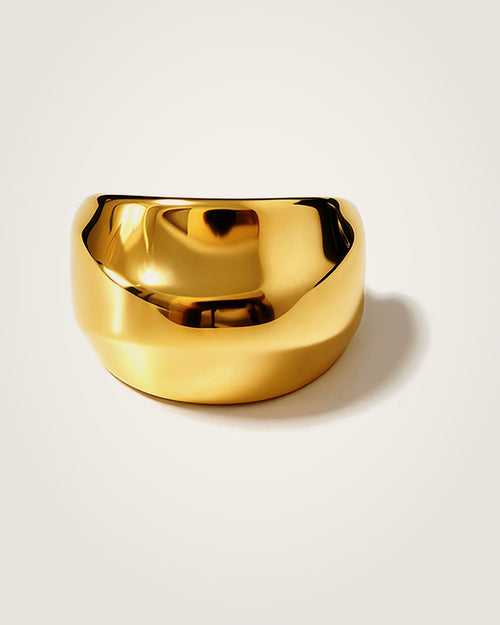 AYPARÉ Kuppelring in Gold
