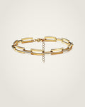 AYPARÉ Rechteckglied-Armband in Gold