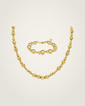 AYPARÉ Kugel-Set, Kette & Armband in Gold