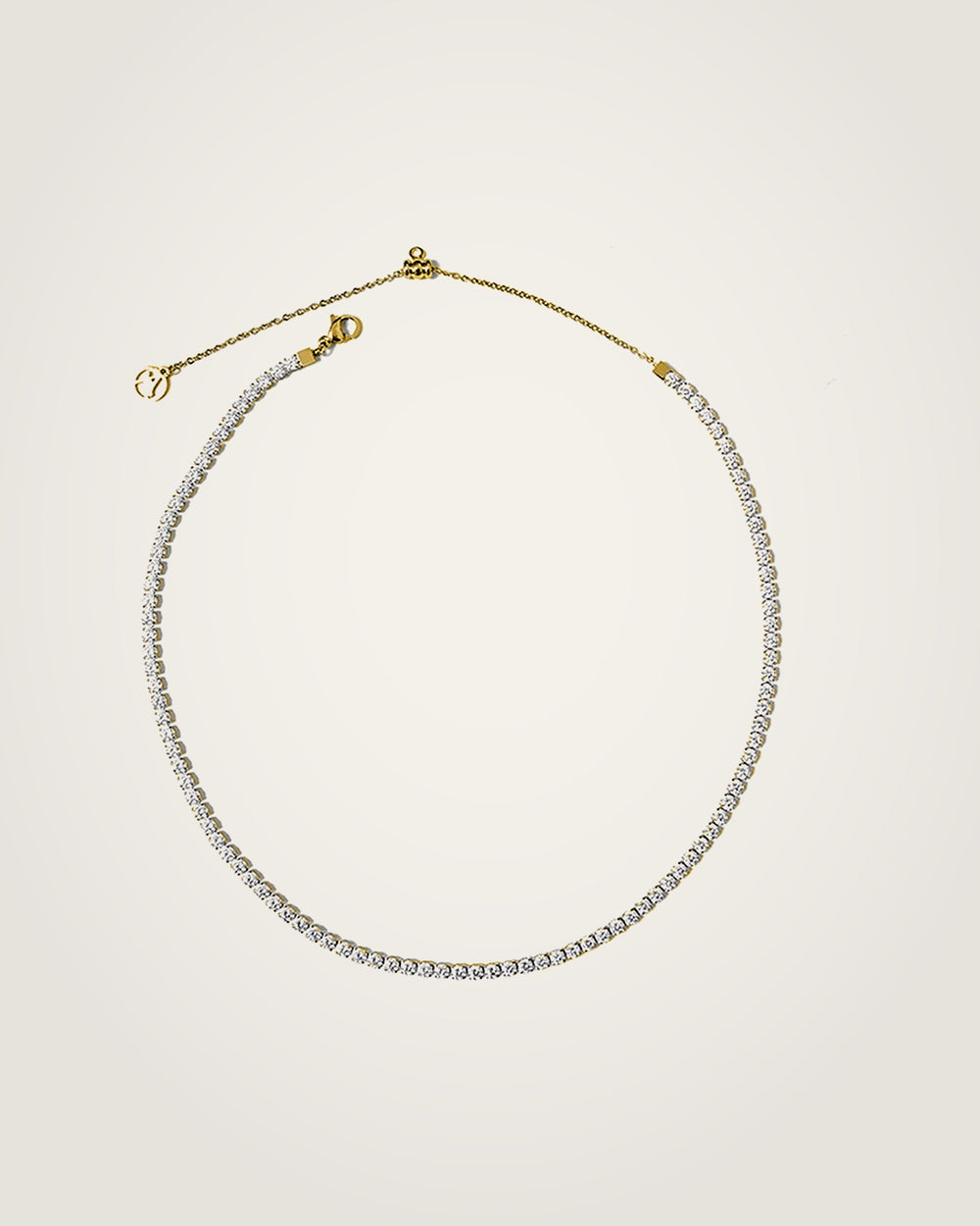 AYPARÉ Tennis-Halskette in Gold