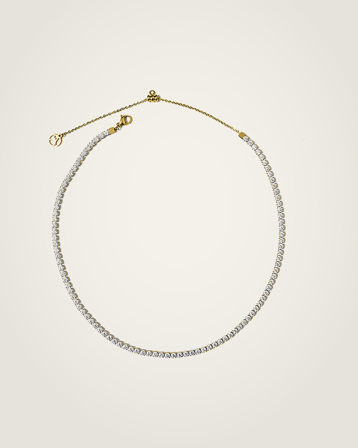 AYPARÉ Tennis-Halskette in Gold