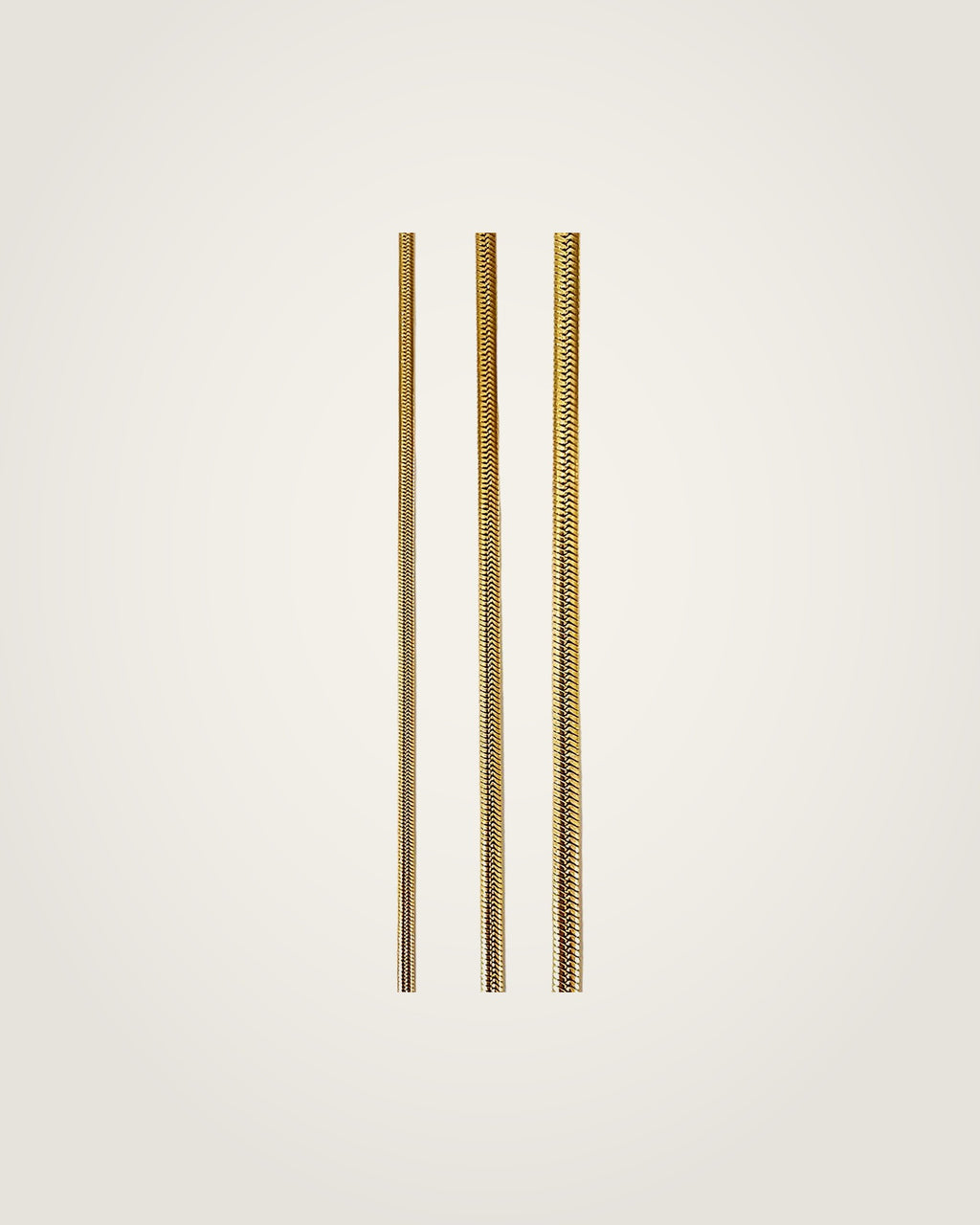 AYPARÉ Schlangenkette in Gold – Ansicht 2