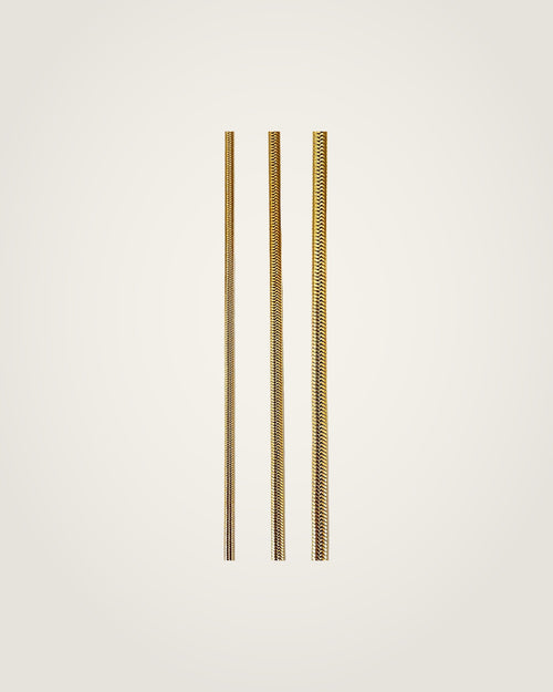 AYPARÉ Schlangenkette in Gold – Ansicht 2