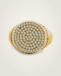 AYPARÉ Pavé-Siegelring in Gold
